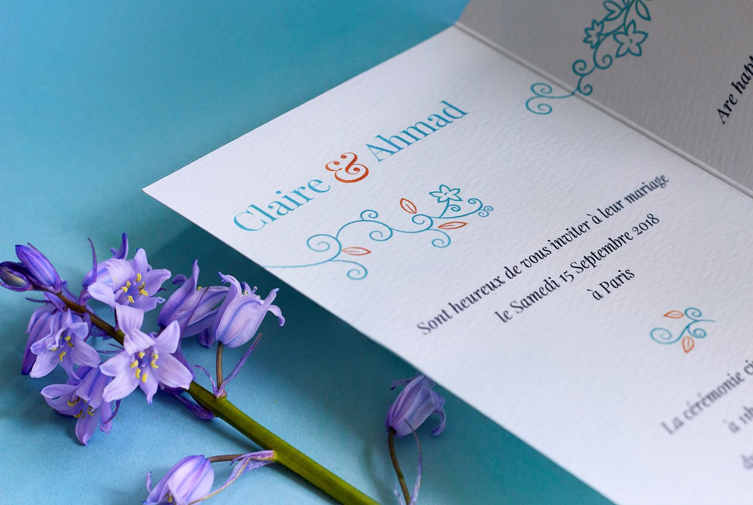 Wedding invitation details